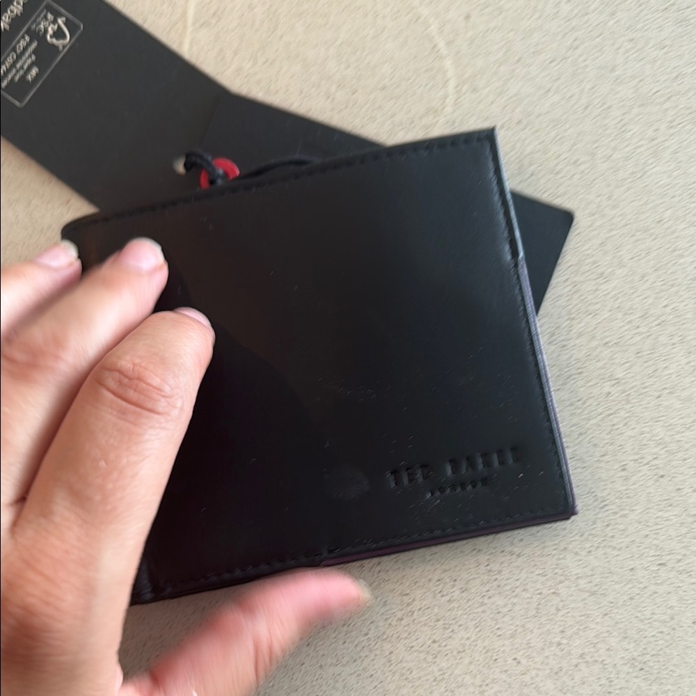 Ted Baker Black Key Card Holder Leather Accessory